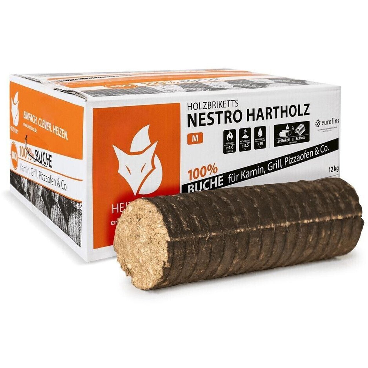 Heizfuxx Nestro Hartholz – 81 x 12 kg Palette (BNK1281)
