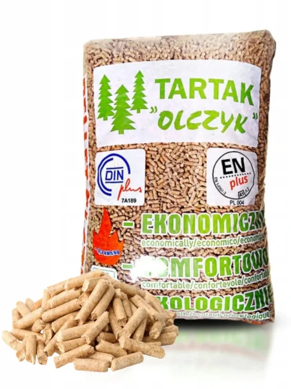 Olczyk Pellets Palette 65 Säcke 975 kg er Holzbrennstoff